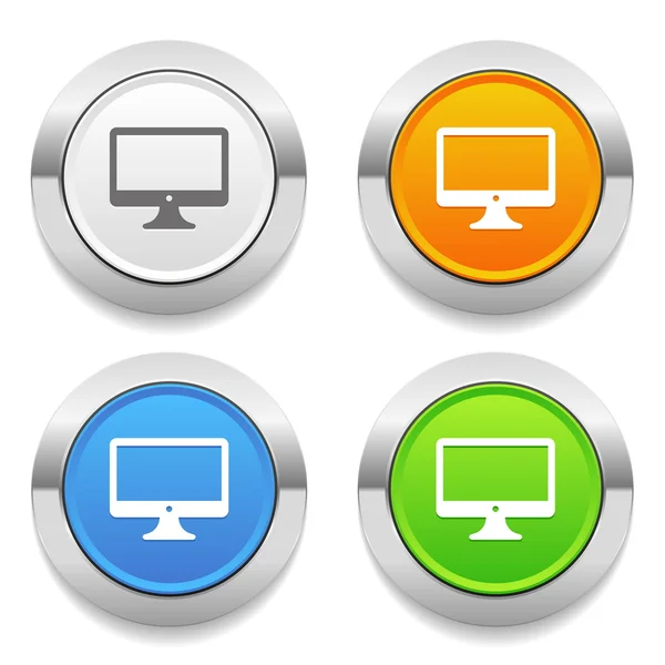 Monitor icons — Stock Vector