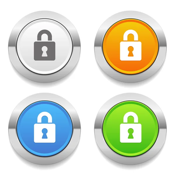 Padlock icons — Stock Vector