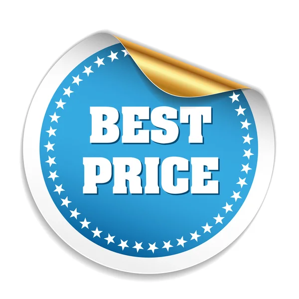 Best price sticker — Stock Vector