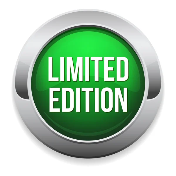 Limited edition button — Stock Vector