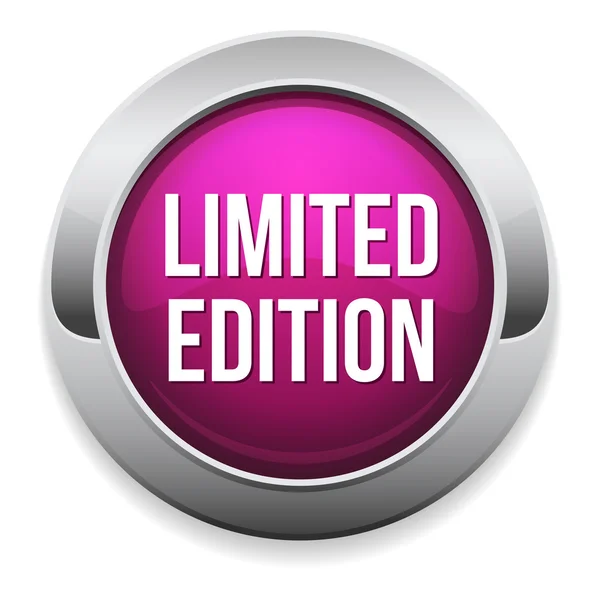 Limited edition button — Stock Vector