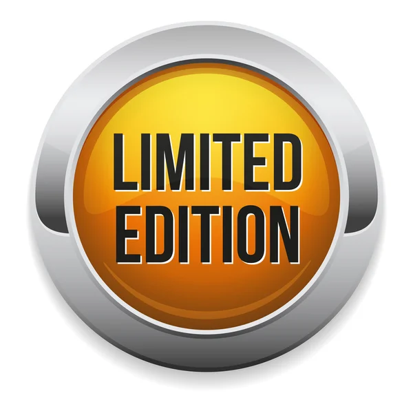 Limited edition button — Stock Vector