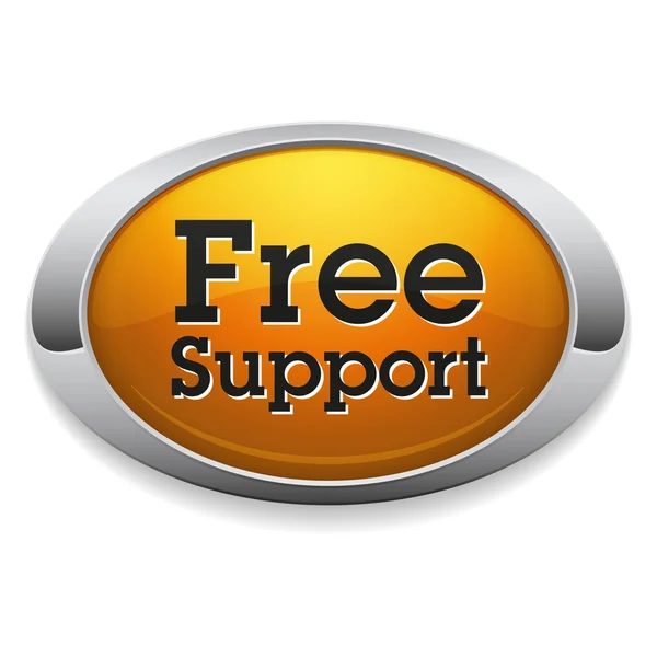 Badge de soutien gratuit — Image vectorielle
