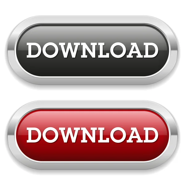 Long download buttons — Stock Vector