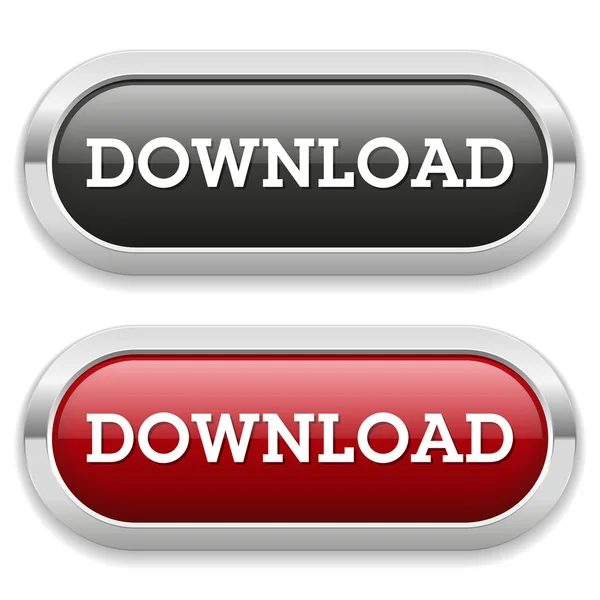 Lange Download-Buttons — Stockvektor