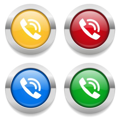 Düğmeleri ile telefon zil kutsal kişilerin resmi