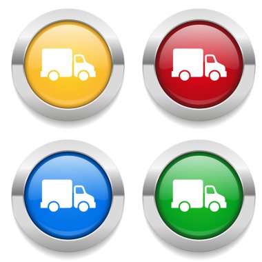 Düğmeleri ile kamyon kutsal kişilerin resmi