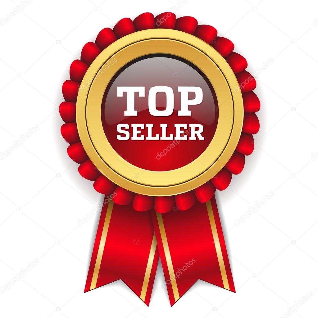 Red top seller badge Stock Vector by ©newartgraphics 57976055