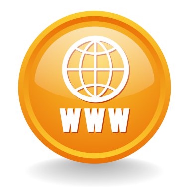 world wide web düğmesi