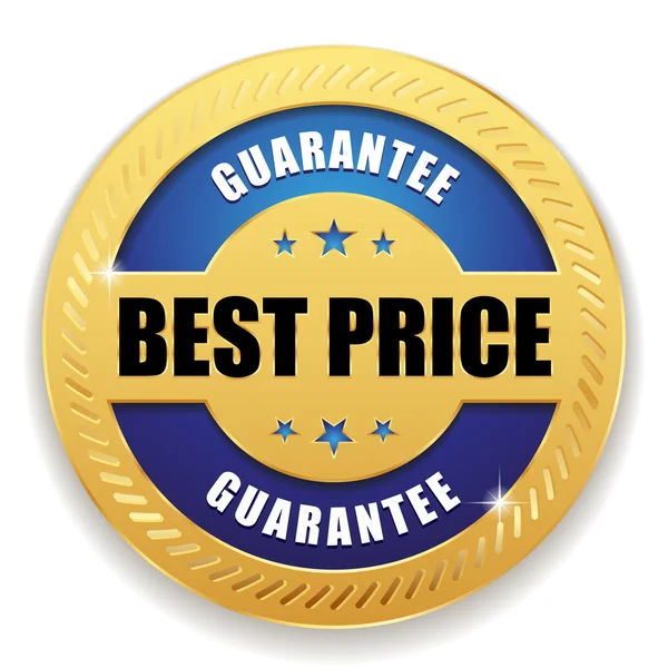 Round best price badge — Stock Vector