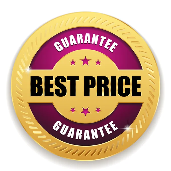 Round best price badge — Stock Vector