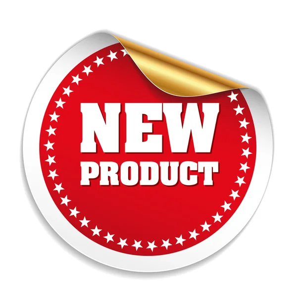 Nieuwe product sticker — Stockvector