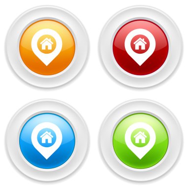 Düğmeleri ile eve PIN kutsal kişilerin resmi