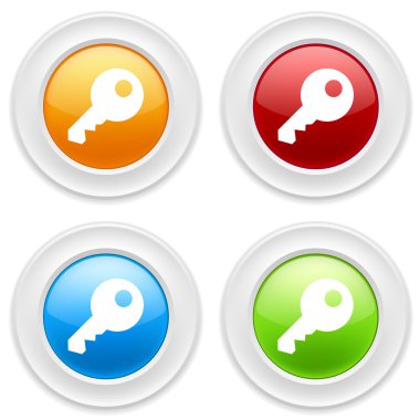 Tuþu simgeleri ile düğmeleri