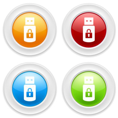 USB flash sürücü simgeleri