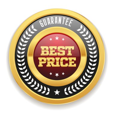 Kırmızı en iyi fiyat rozeti