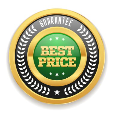 Yeşil en iyi fiyat rozeti