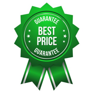 best price badge with ribbon clipart