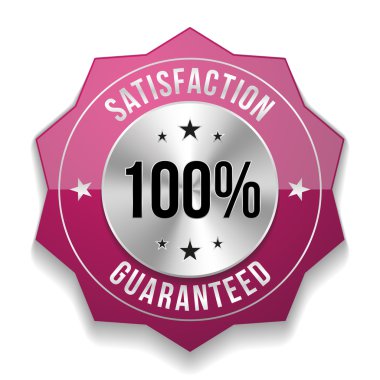 yüz yüzde memnuniyeti rozeti