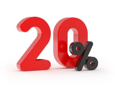 Kırmızı yüzde 20