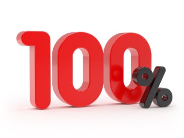 Kırmızı yüzde 100