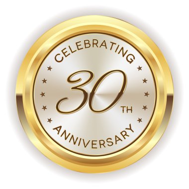 30th yıldönümü rozeti