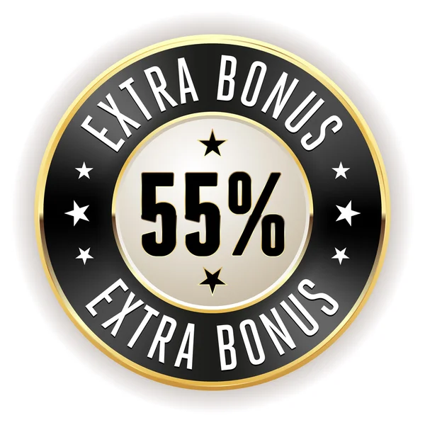 55% бонус — стоковый вектор