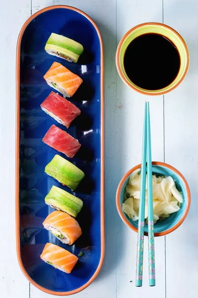 Sushi-Rollen-Set — Stockfoto