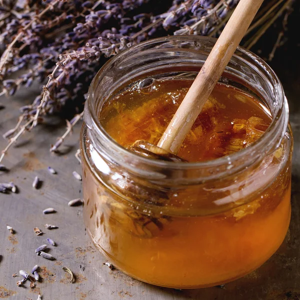 Honey and lavande — Stok fotoğraf