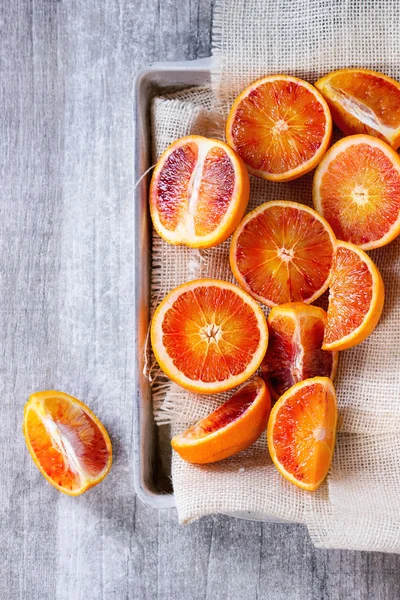 Fruta laranja de sangue — Fotografia de Stock