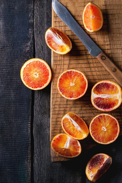 Krev oranžové plody — Stock fotografie