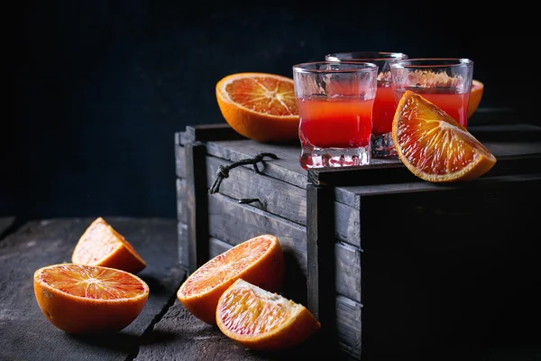 Cóctel con naranjas de sangre —  Fotos de Stock