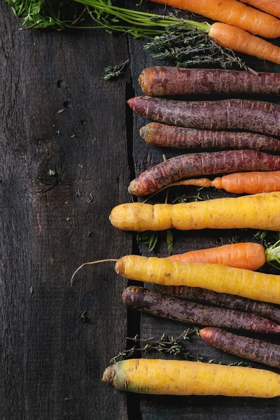 Colorful raw carrots — Stock Photo, Image