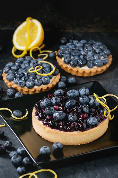 Crostata con mirtilli — Foto Stock