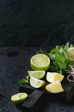 Kireç ve limon nane ile