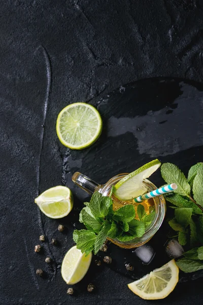 Té verde helado — Foto de Stock