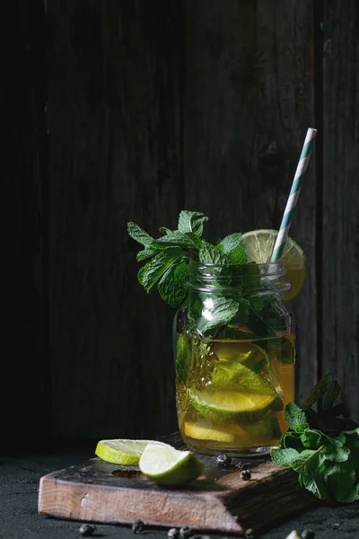 Té verde helado — Foto de Stock