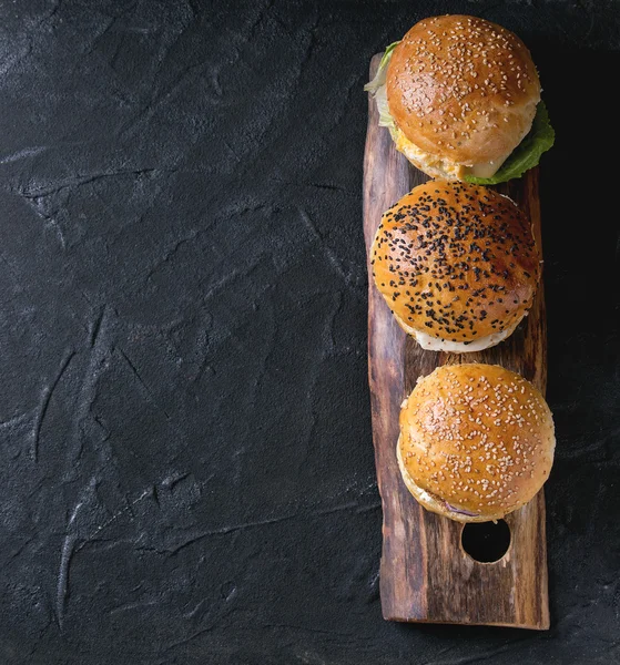 Hausgemachter Veggie-Burger — Stockfoto