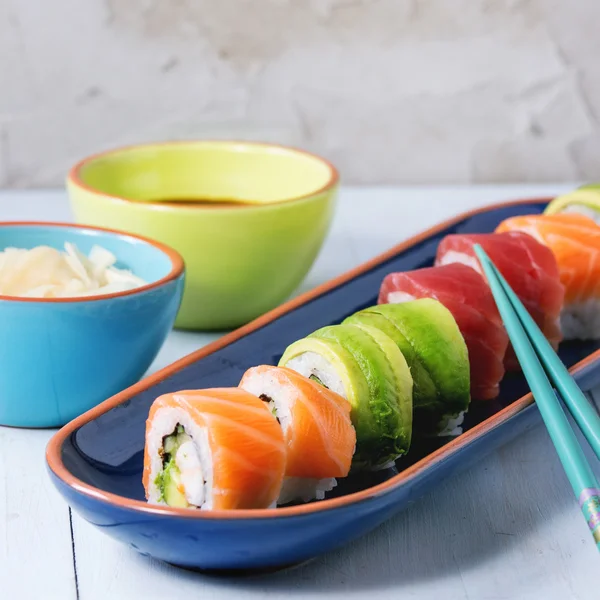 Sushi-Rollen-Set — Stockfoto