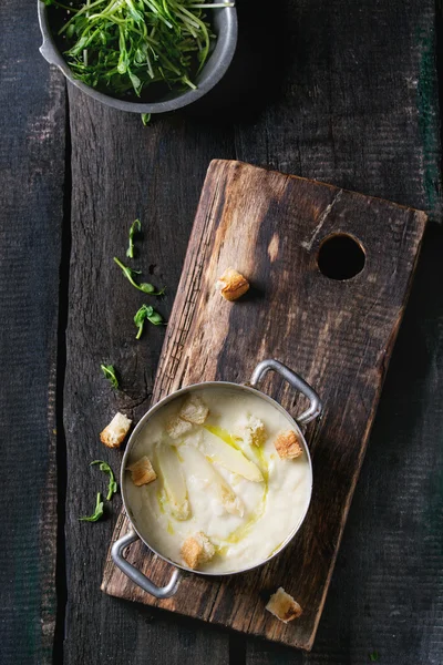 Λευκά σπαράγγια σούπα — Φωτογραφία Αρχείου