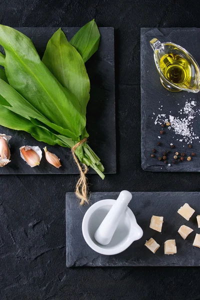 Bunch of fresh ramson — Stock Photo, Image