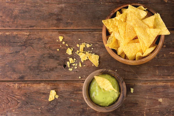 Mexické nachos chips — Stock fotografie