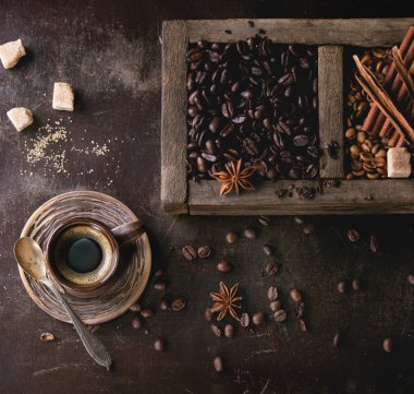 Kahve çekirdekleri varyasyonu