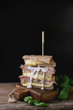 jambon ve peynirli tost