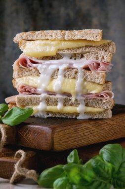 jambon ve peynirli tost