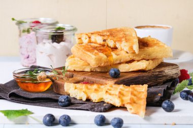 Belçika waffle ile Kahvaltı