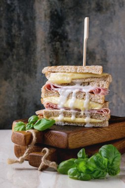 jambon ve peynirli tost