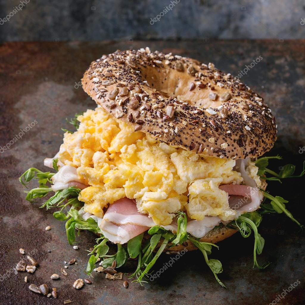 Whole Grain bagel Stock Photo by ©NatashaBreen 116622018