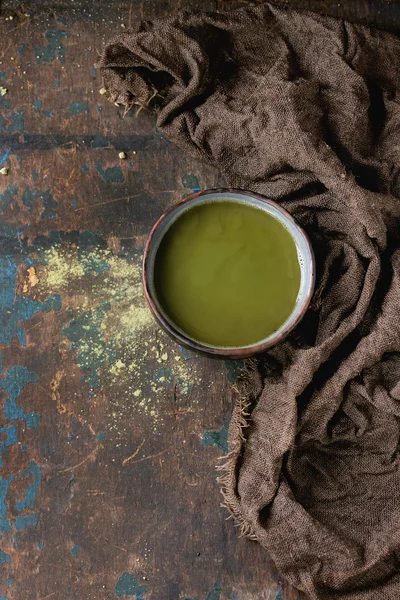 Cup of matcha tea — Stock Photo, Image