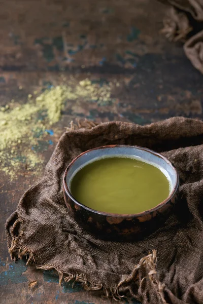 Cup of matcha tea — Stock Photo, Image
